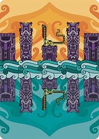 Echoing Deeps Art Card - Art Series: The Lost Caverns of Ixalan - Magic: The Gathering card