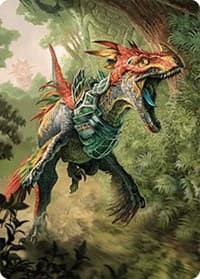 Dinosaur Token Art Card - Art Series: The Lost Caverns of Ixalan - Magic: The Gathering card