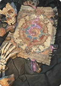 Map Token Art Card - Art Series: The Lost Caverns of Ixalan - Magic: The Gathering card