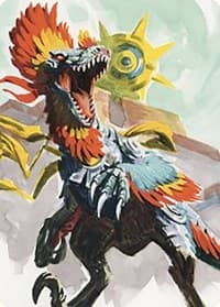 Pantlaza, Sun-Favored Art Card - Art Series: The Lost Caverns of Ixalan - Magic: The Gathering card