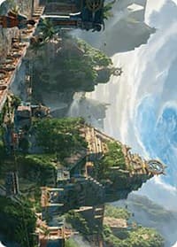 Clifftop Retreat Art Card - Art Series: The Lost Caverns of Ixalan - Magic: The Gathering card