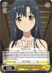 Fresh Out the Bath, Kaori - Arifureta: From Commonplace to World's Strongest - Weiss Schwarz card