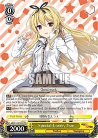 Special Lover, Yue - Arifureta: From Commonplace to World's Strongest - Weiss Schwarz card