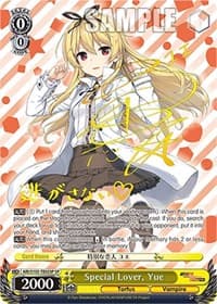 Special Lover, Yue (SP) - Arifureta: From Commonplace to World's Strongest - Weiss Schwarz card