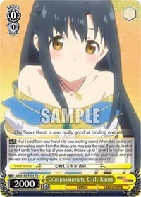 Compassionate Girl, Kaori - Arifureta: From Commonplace to World's Strongest - Weiss Schwarz card