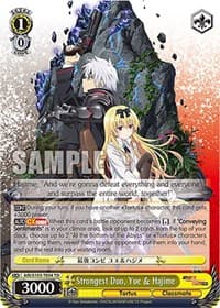 Strongest Duo, Yue & Hajime - Arifureta: From Commonplace to World's Strongest - Weiss Schwarz card