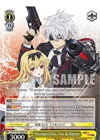 Strongest Duo, Yue & Hajime (SR) - Arifureta: From Commonplace to World's Strongest - Weiss Schwarz card
