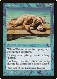 Thirst - Mirage - Magic: The Gathering card