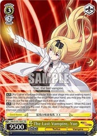 The Last Vampire, Yue - Arifureta: From Commonplace to World's Strongest - Weiss Schwarz card