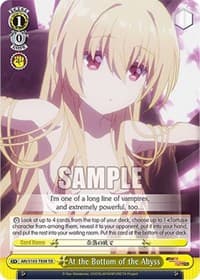 At the Bottom of the Abyss - Arifureta: From Commonplace to World's Strongest - Weiss Schwarz card