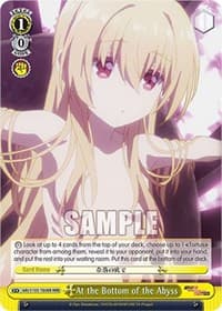 At the Bottom of the Abyss (RRR) - Arifureta: From Commonplace to World's Strongest - Weiss Schwarz card