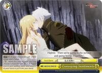 Conveying Sentiments - Arifureta: From Commonplace to World's Strongest - Weiss Schwarz card