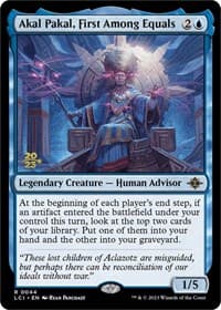 Akal Pakal, First Among Equals - Prerelease Cards - Magic: The Gathering card