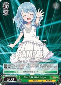 Merfolk Girl, Myu - Arifureta: From Commonplace to World's Strongest - Weiss Schwarz card