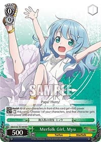 Merfolk Girl, Myu (RRR) - Arifureta: From Commonplace to World's Strongest - Weiss Schwarz card