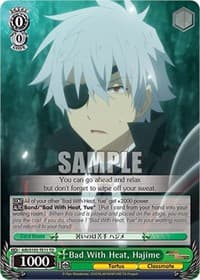 Bad With Heat, Hajime - Arifureta: From Commonplace to World's Strongest - Weiss Schwarz card