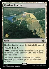 Restless Prairie - Prerelease Cards - Magic: The Gathering card