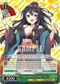 Important Friend, Tio - Arifureta: From Commonplace to World's Strongest - Weiss Schwarz card
