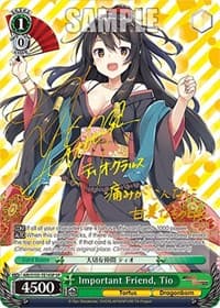 Important Friend, Tio (SP) - Arifureta: From Commonplace to World's Strongest - Weiss Schwarz card
