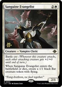 Sanguine Evangelist - Prerelease Cards - Magic: The Gathering card