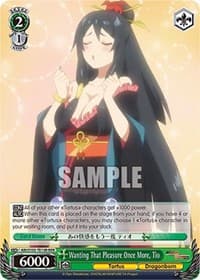 Wanting That Pleasure Once More, Tio (RRR) - Arifureta: From Commonplace to World's Strongest - Weiss Schwarz card