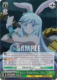 Brave Rabbitman, Shea - Arifureta: From Commonplace to World's Strongest - Weiss Schwarz card