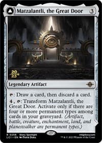 Matzalantli, the Great Door - Prerelease Cards - Magic: The Gathering card