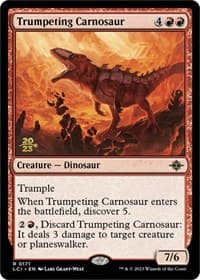 Trumpeting Carnosaur - Prerelease Cards - Magic: The Gathering card