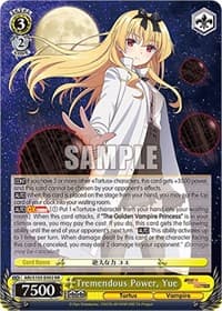 Tremendous Power, Yue - Arifureta: From Commonplace to World's Strongest - Weiss Schwarz card