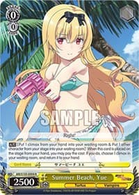 Summer Beach, Yue - Arifureta: From Commonplace to World's Strongest - Weiss Schwarz card