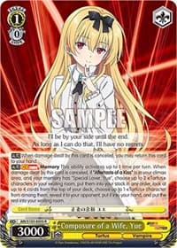 Composure of a Wife, Yue - Arifureta: From Commonplace to World's Strongest - Weiss Schwarz card
