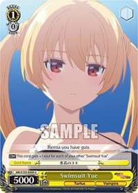 Swimsuit Yue - Arifureta: From Commonplace to World's Strongest - Weiss Schwarz card