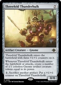 Threefold Thunderhulk - Promo Pack: The Lost Caverns of Ixalan - Magic: The Gathering card