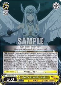 God's Apostle, Noint - Arifureta: From Commonplace to World's Strongest - Weiss Schwarz card