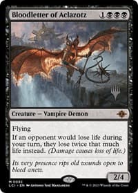 Bloodletter of Aclazotz - Promo Pack: The Lost Caverns of Ixalan - Magic: The Gathering card