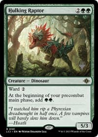 Hulking Raptor - Promo Pack: The Lost Caverns of Ixalan - Magic: The Gathering card