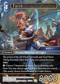 Faris - Beyond Destiny - Final Fantasy TCG card