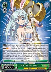 Full Power, Shea - Arifureta: From Commonplace to World's Strongest - Weiss Schwarz card