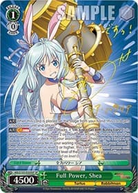 Full Power, Shea (SP) - Arifureta: From Commonplace to World's Strongest - Weiss Schwarz card