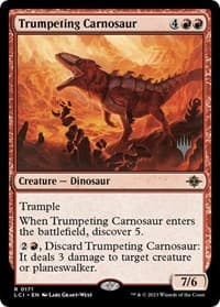 Trumpeting Carnosaur - Promo Pack: The Lost Caverns of Ixalan - Magic: The Gathering card
