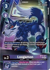 Loogamon (Alternate Art) - Blast Ace - Digimon Card Game card