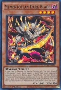 Mementotlan Dark Blade - Valiant Smashers - YuGiOh card
