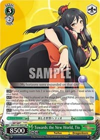 Towards the New World, Tio - Arifureta: From Commonplace to World's Strongest - Weiss Schwarz card