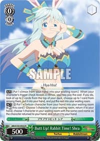 Butt Up! Rabbit Time! Shea - Arifureta: From Commonplace to World's Strongest - Weiss Schwarz card