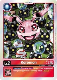 Koromon (Blast Ace Box Promotion Pack) - Blast Ace - Digimon Card Game card