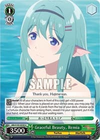 Graceful Beauty, Remia - Arifureta: From Commonplace to World's Strongest - Weiss Schwarz card