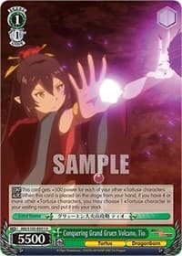 Conquering Grand Gruen Volcano, Tio - Arifureta: From Commonplace to World's Strongest - Weiss Schwarz card