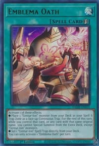 Emblema Oath - Valiant Smashers - YuGiOh card