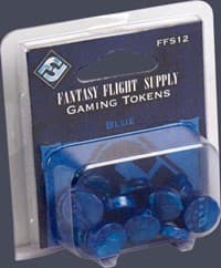 Gaming Tokens: Blue - Fantasy Flight Games - Boardgames card