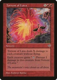 Torrent of Lava - Mirage - Magic: The Gathering card